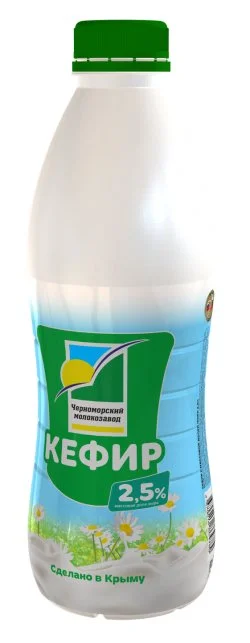 БУТЫЛКА Кефир 2,5% 900гр. ТМ "ЧМЗ"