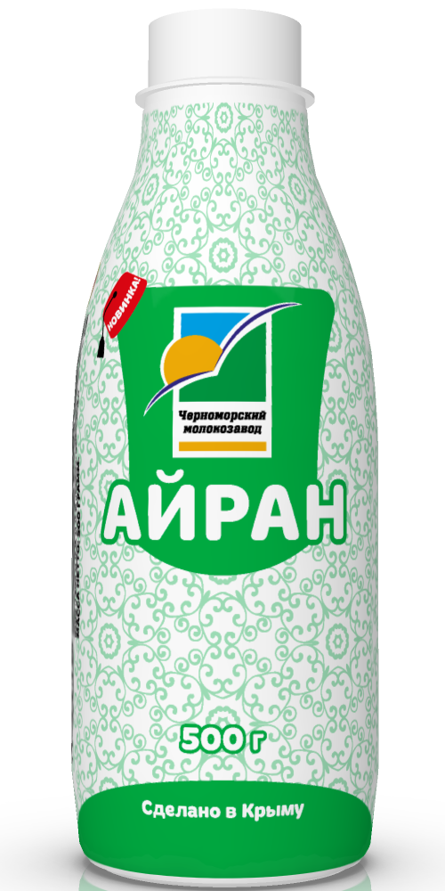 БУТЫЛКА Айран 0,5% 500гр. ТМ "ЧМЗ"